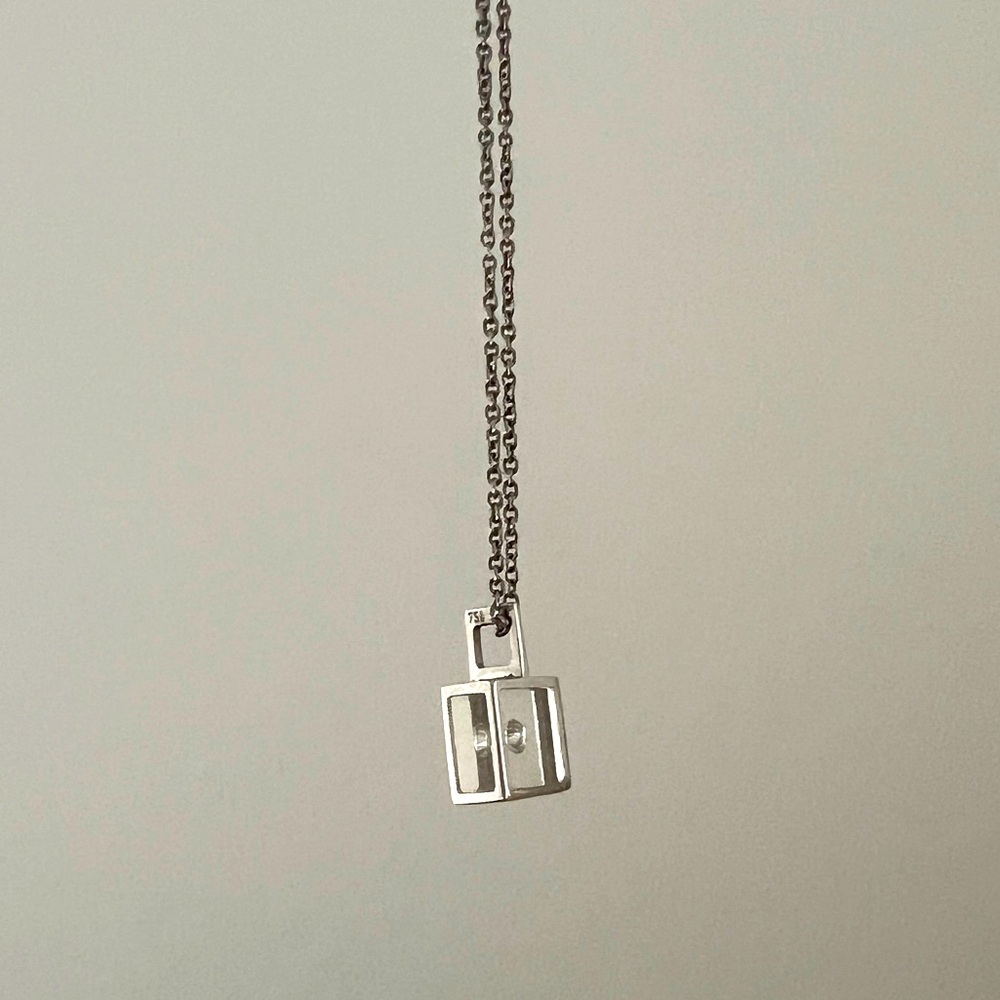 Charles & Colvard moissanite necklace.